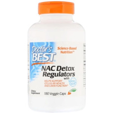 Ацетилцистеїн Doctor's Best NAC Detox Regulators 180 Veg Caps DRB-00517