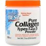 Комплекс для шкіри, волосся, нігтів Doctor's Best Pure Collagen, Types 1 and 3 Powder, 7.1 oz 200 g /30 servings/ DRB-00203