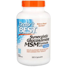 Препарат для суглобів та зв'зок Doctor's Best Synergistic Glucosamine MSM Formula, with OptiMSM 180 Caps DRB-00070