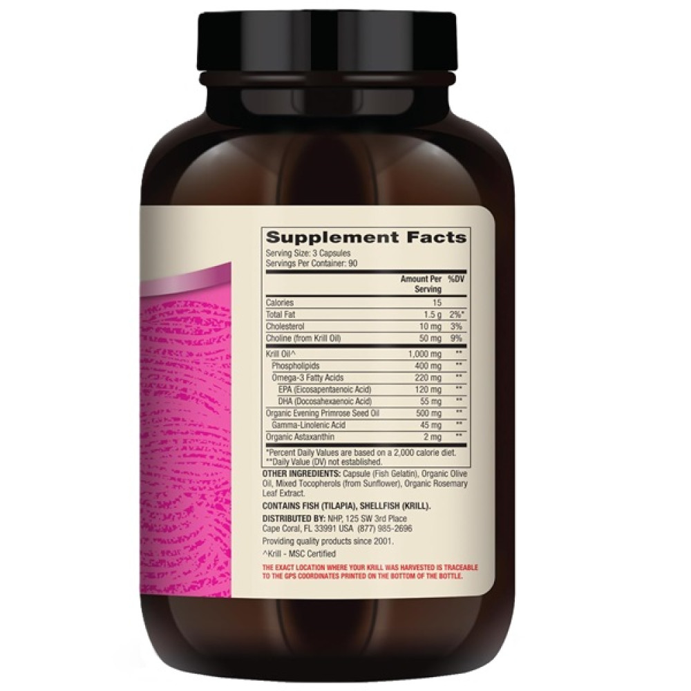 Олія криля Dr. Mercola Antarctic Krill Oil for Women 270 Caps MCL-01029