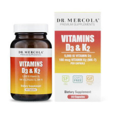 Вітамін D Dr. Mercola Vitamins D3 & K2 5000 IU 90 Caps