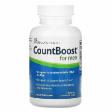 Комплекс для профілактики репродуктивної функції у чоловіків Fairhaven Health CountBoost for Men 60 Caps