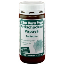 Комплекс для профілактики печінки The Nutri Store Artichoke And Papaya Extract, 200 mg/200 mg 160 Tabs ФР-00000002