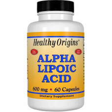 Альфа-ліпоєва кислота Healthy Origins Alpha Lipoic Acid 600 mg 60 Caps