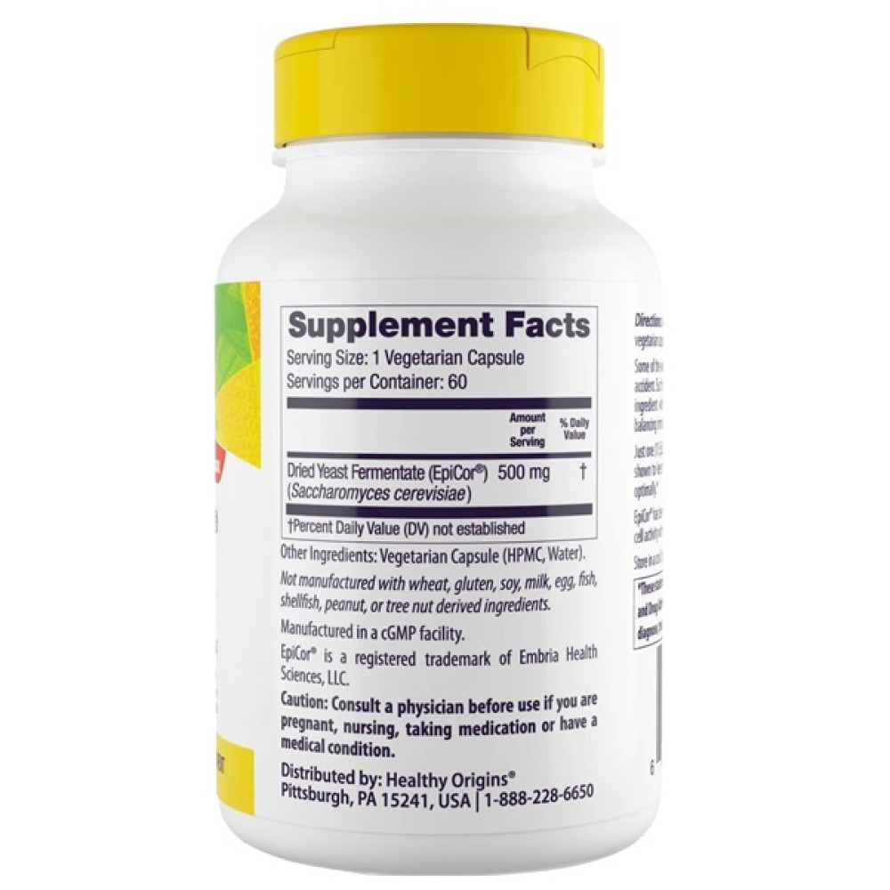 Епікор Healthy Origins Epicor 500 mg 60 Veg Caps