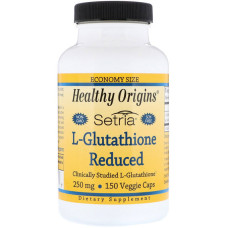 Глутатіон Healthy Origins L-Glutathione Setria 250 mg 150 Caps HOG-41334