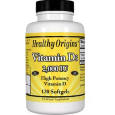 Вітамін D Healthy Origins Vitamin D3 2000 IU 120 Softgels HO15374