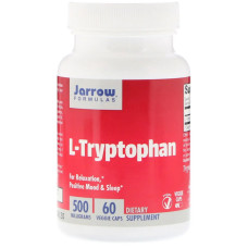 Триптофан Jarrow Formulas L-Tryptophan 500 mg 60 Veg Caps
