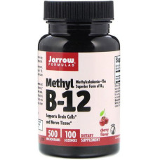 Вітамін Б12 Jarrow Formulas Methyl B-12 500 mcg 100 Lozenges Cherry Flavor