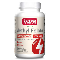 Фолієва кислота Jarrow Formulas Methyl Folate 1000 mcg 100 Caps