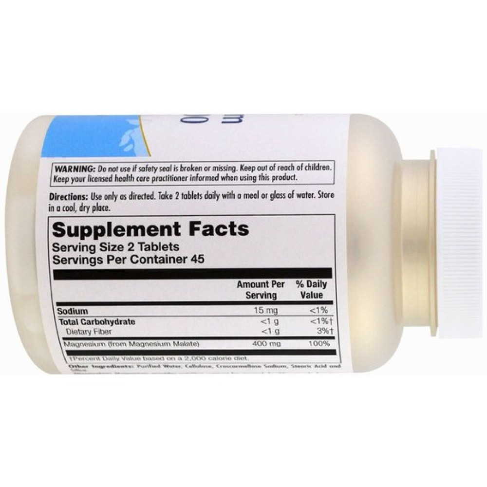 Мікроелемент Магній KAL Magnesium Malate 400 90 Tabs CAL-81309