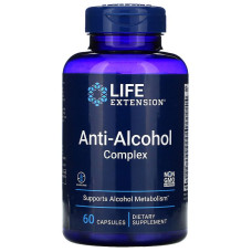 Комплекс для профілактики печінки Life Extension Anti-Alcohol Complex 60 Caps LEX-22400