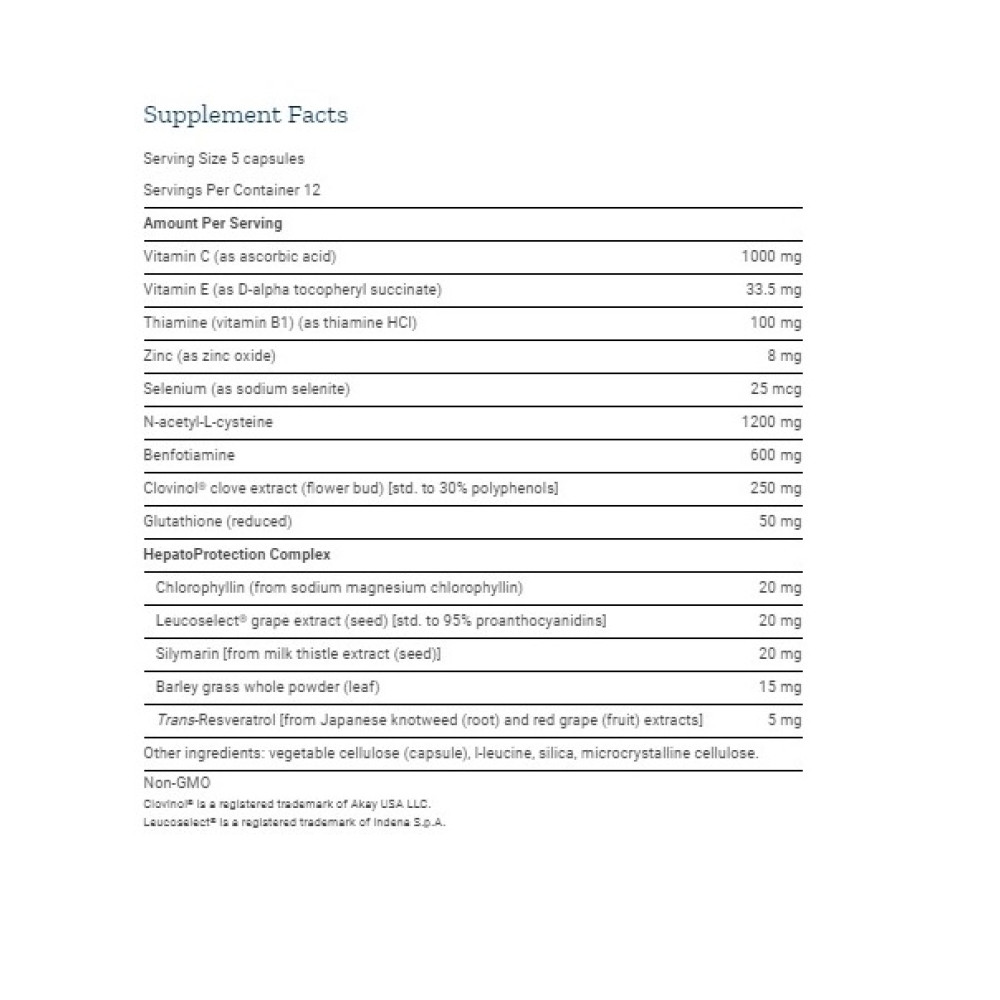 Комплекс для профілактики печінки Life Extension Anti-Alcohol Complex 60 Caps LEX-22400