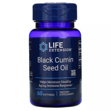 Натуральна добавка для імунітету Life Extension Black Cumin Seed Oil 60 Softgels