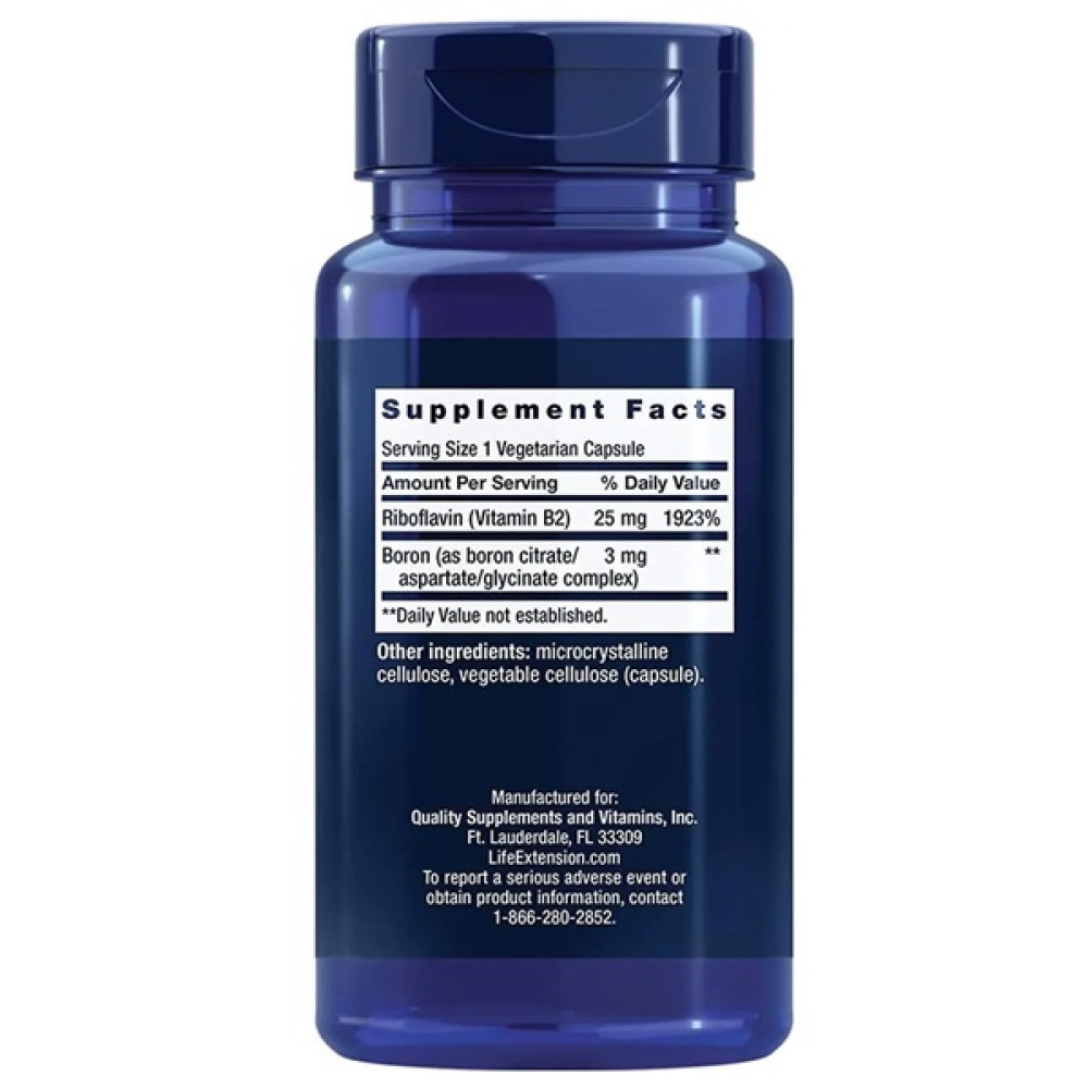Мікроелемент Бор Life Extension Boron 3 mg 100 Caps LEX-16611