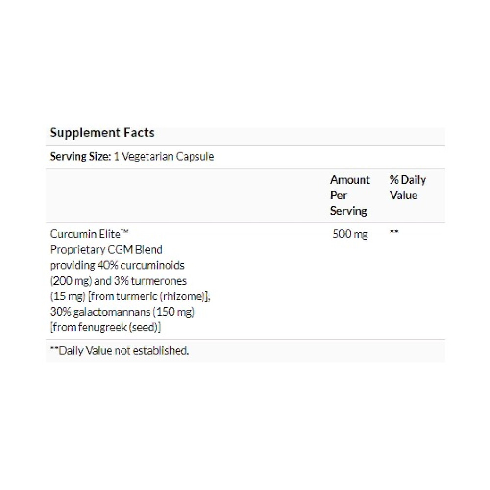 Куркума Life Extension Curcumin Elite, Turmeric Extract 30 Veg Caps LEX24673