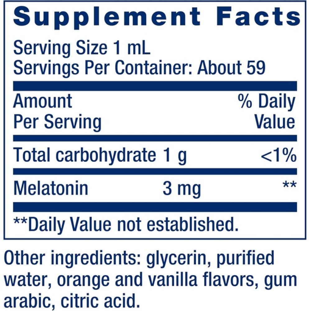 Мелатонін для сну Life Extension Fast-Acting Liquid Melatonin, 2 fl 59 ml LEX22342