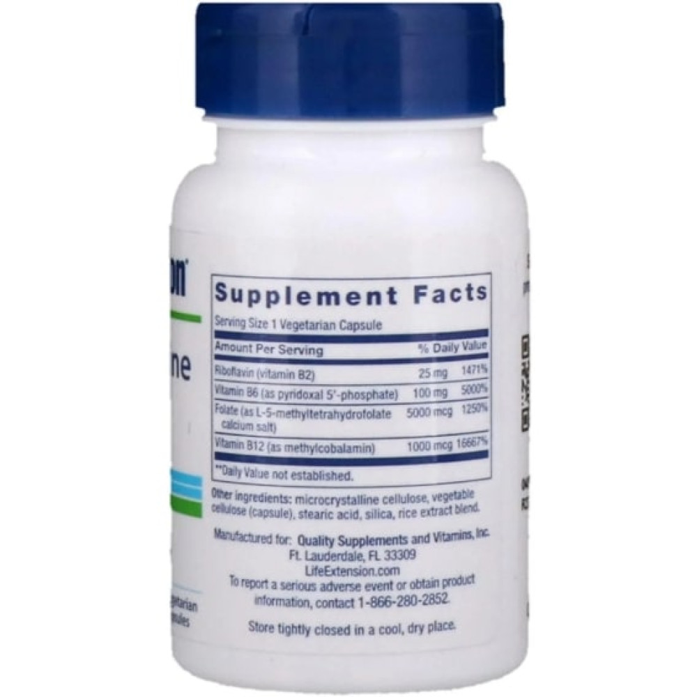 В комплекс Life Extension Homocysteine Resist 60 Veg Caps LEX-21216