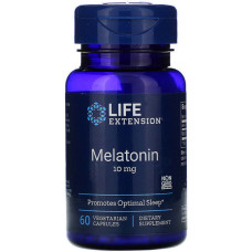 Мелатонін для сну Life Extension Melatonin 10 mg 60 Veg Caps LEX-33106