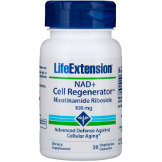 Ніацін Life Extension NAD+ Cell Regenerator, Nicotinamide Riboside 100 mg 30 Veg Caps LEX-19043
