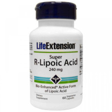 Альфа-ліпоєва кислота Life Extension Super R-Lipoic Acid 240 mg 60 Veg Caps