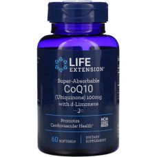 Коензим Life Extension Super-Absorbable CoQ10 100 mg 60 Softgels LEX-19516