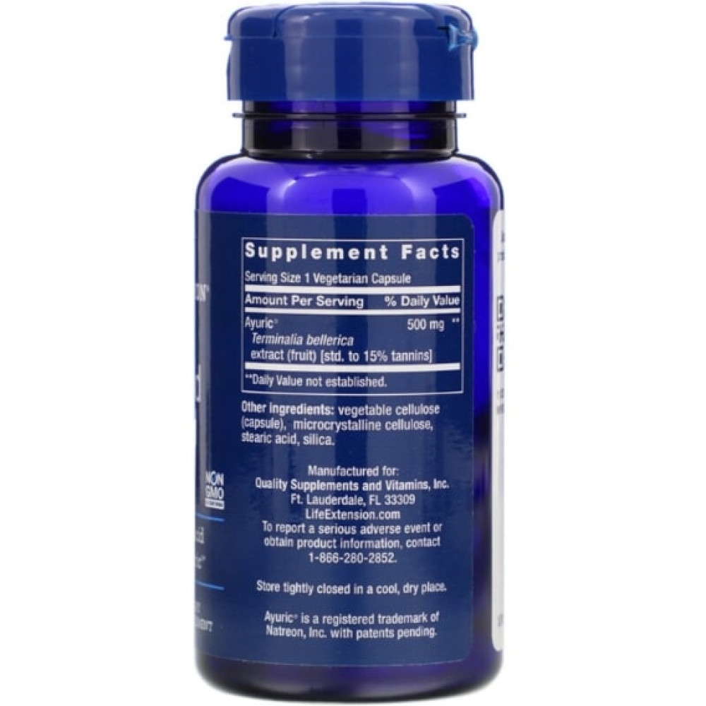 Урологічний препарат Life Extension Uric Acid Control 60 Veg Caps