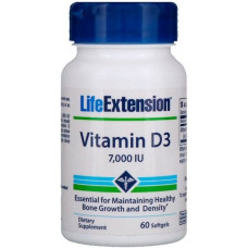 Вітамін D Life Extension Vitamin D3 7000 IU 60 Softgels Вітамін D Life Extension Vitamin D3 7000 IU 60 Softgels