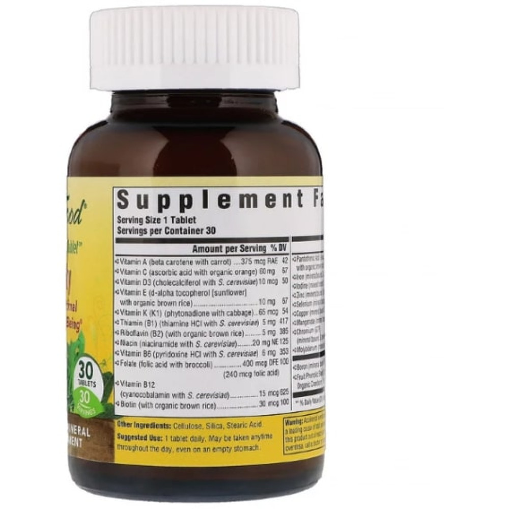 Вітамінно-мінеральний комплекс MegaFood One Daily 30 Tabs MGF-10150