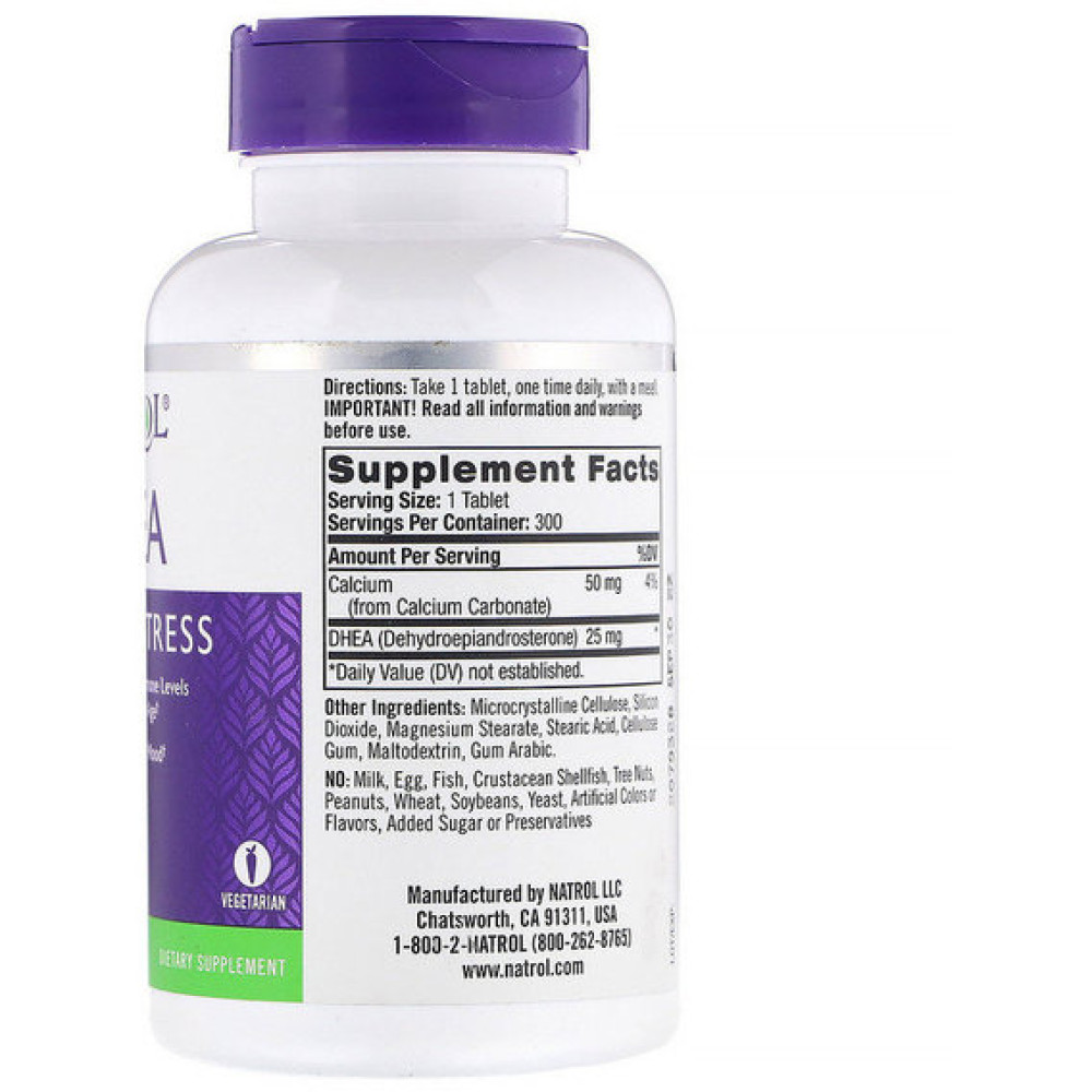 ДГЕА Natrol DHEA 25 mg 300 Tabs NTL-16107