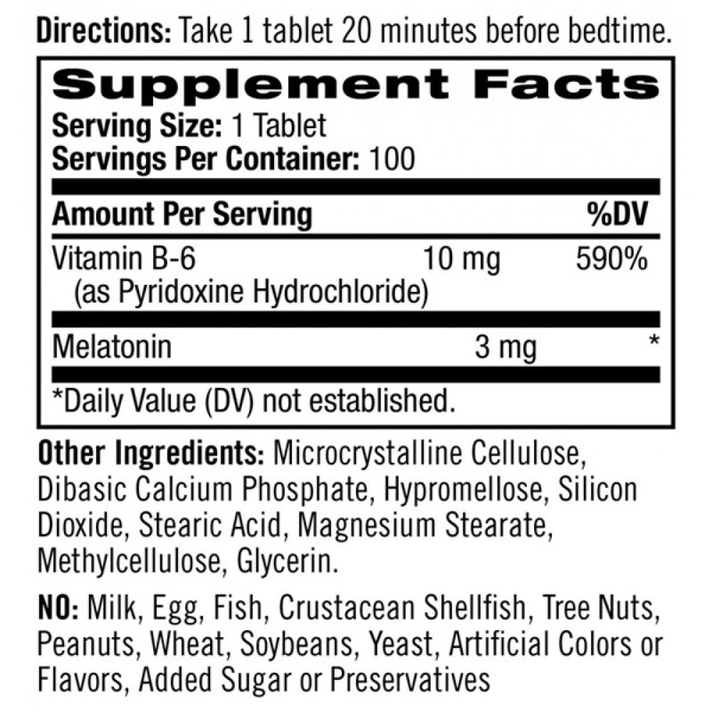 Мелатонін для сну Natrol Melatonin Time Release 3 mg 100 Tabs NTL-00458