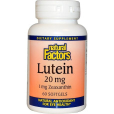 Лютеїн Natural Factors Lutein 20 mg 60 Softgels NFS01032