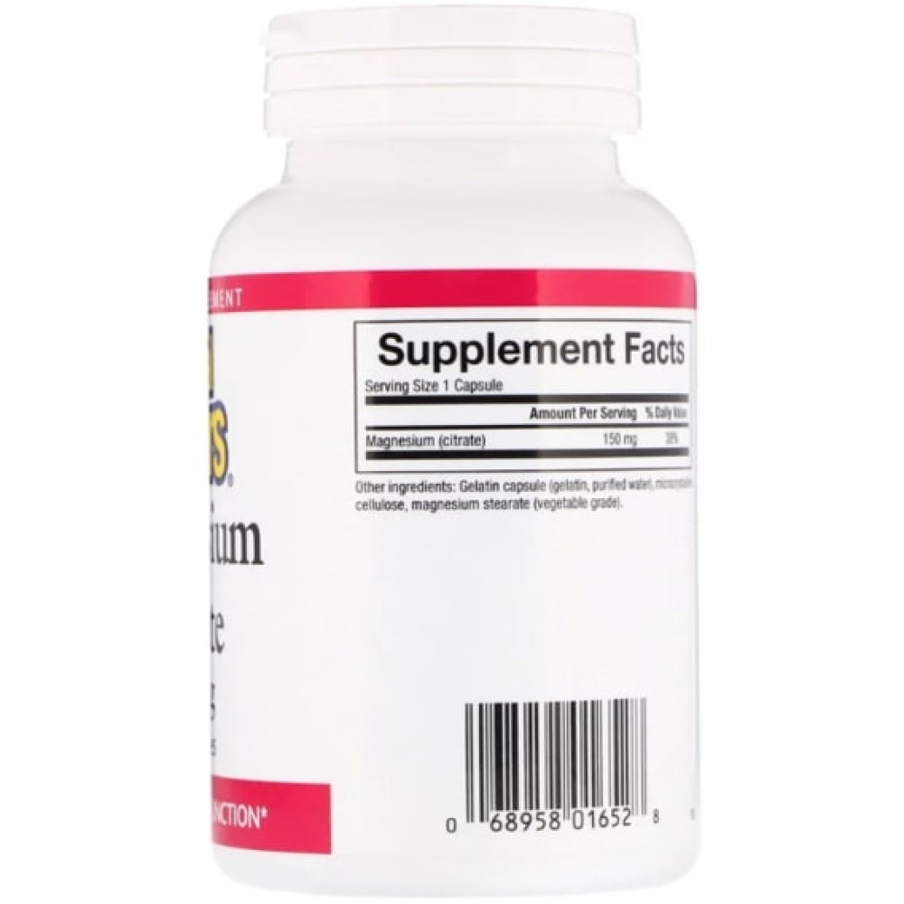 Мікроелемент Магній Natural Factors Magnesium Citrate 150 mg 90 Caps NFS-01652