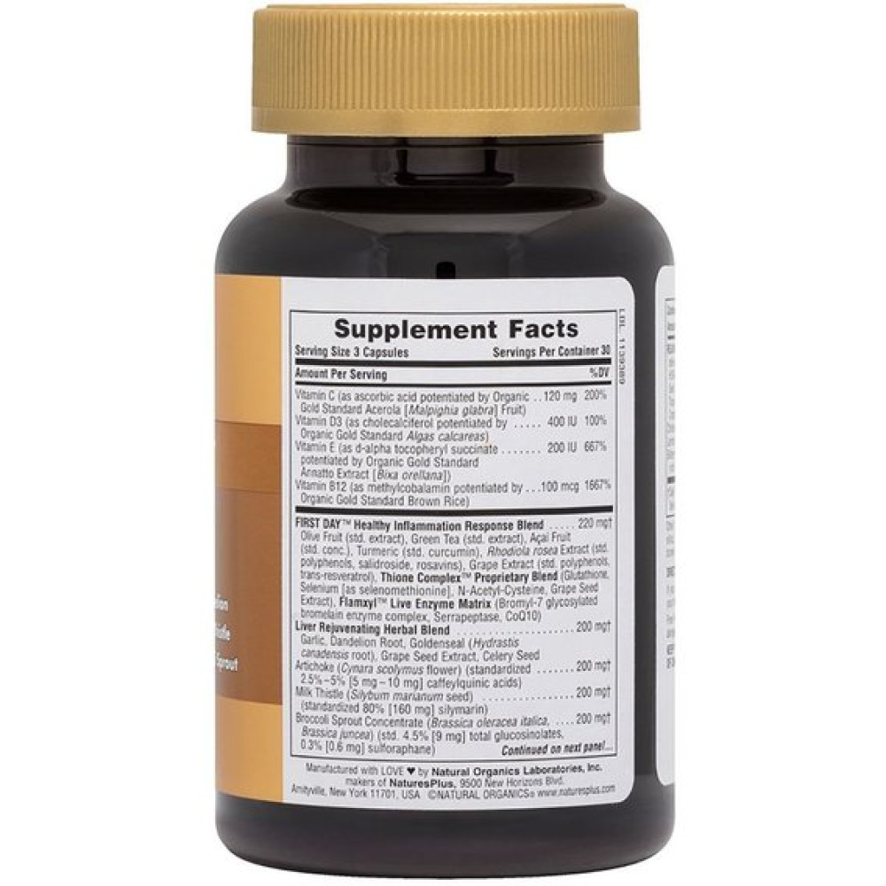 Комплекс для профілактики печінки Nature's Plus Age Loss Liver Support 90 Caps NTP8009