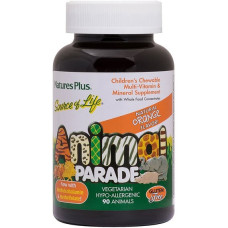 Вітамінно-мінеральний комплекс Nature's Plus Animal Parade 90 Animal Shaped Gummies Orange Flavor NTP29974