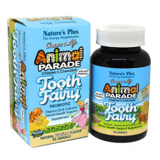 Пробіотик Nature's Plus Animal Parade, Tooth Fairy 90 Chewable Tabs Vanilla