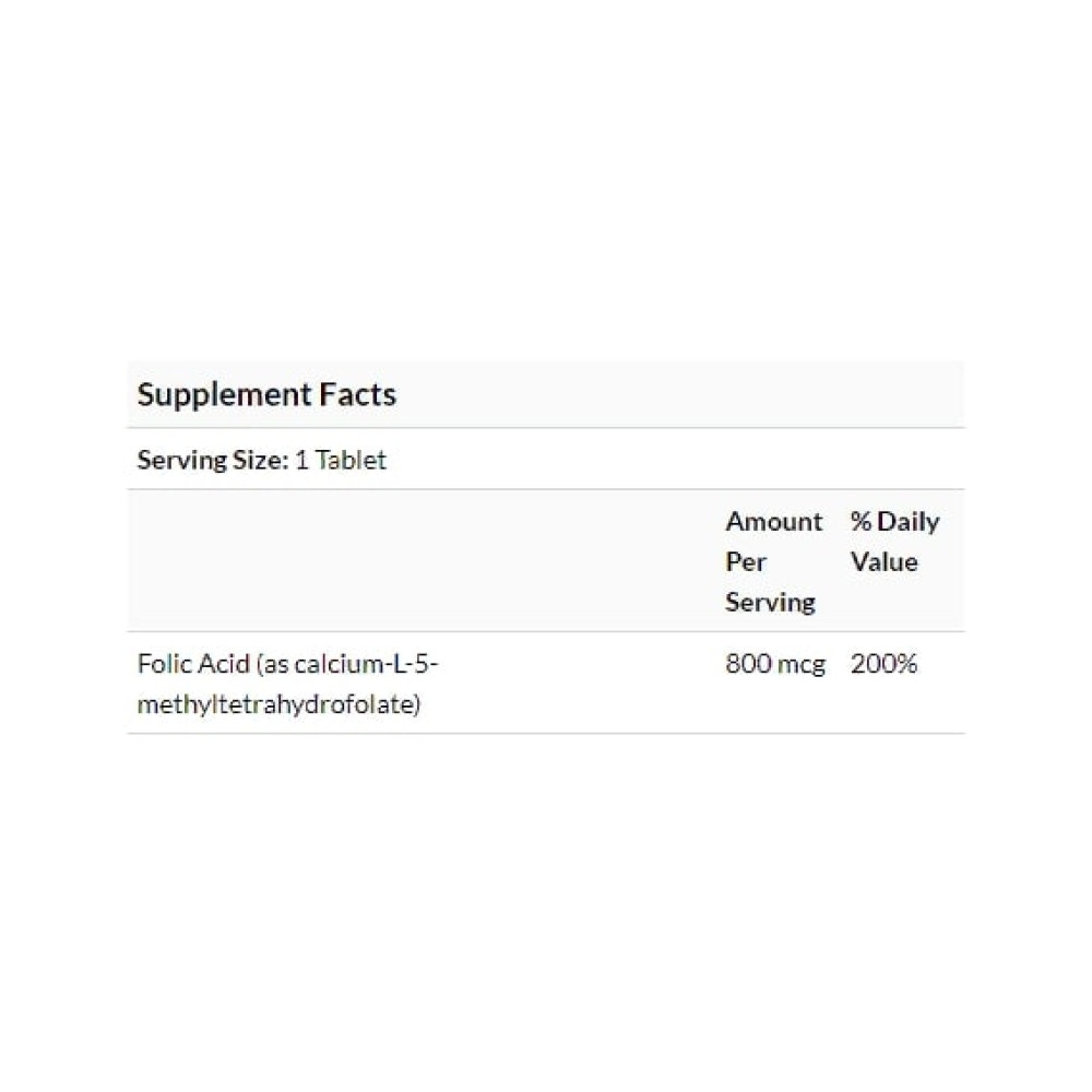 Фолієва кислота Nature's Plus Folic Acid 800 mcg 90 Tabs NTP1790