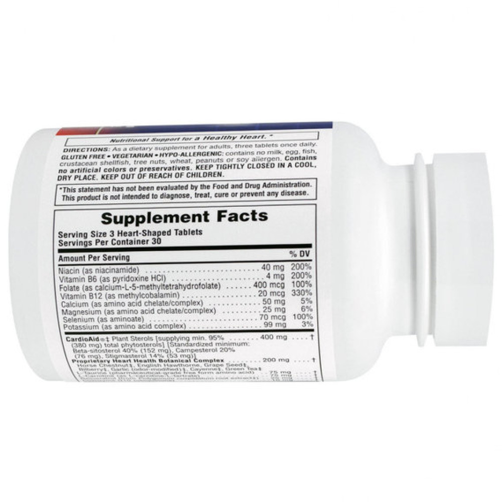 Комплекс для профілактики тиску та кровообігу Nature's Plus Heart Beat 90 Tabs