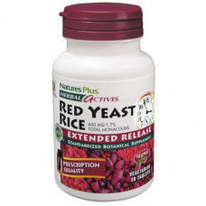 Червоний рис Nature's Plus Herbal Actives, Red Yeast Rice 600 mg 30 Tabs