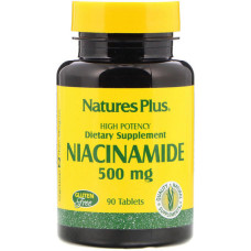 Ніацін Nature's Plus Niacinamide 500 mg 90 Tabs