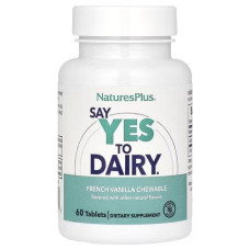 Лактаза Nature's Plus Say Yes to Dairy, Digestive Aid For Dairy Food 60 Chewable Tabs NAP-04440