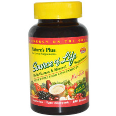 Вітамінно-мінеральний комплекс Nature's Plus Source of Life 180 Mini Tabs