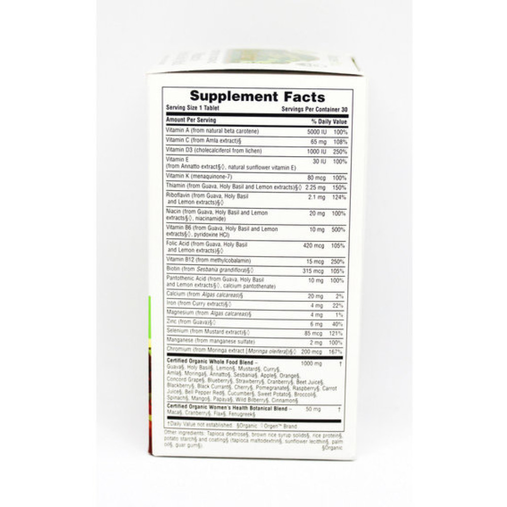Вітамінно-мінеральний комплекс Nature's Plus Source of Life Garden Womens Once Daily Multi 30 Tabs