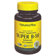 В комплекс Nature's Plus Super В-50 60 Veg Caps NTP1310