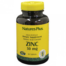 Мікроелемент Цинк Nature's Plus Zinc 50 mg 90 Tabs