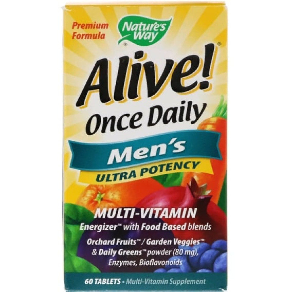 Вітамінно-мінеральний комплекс Nature's Way Alive! Once Daily Men's 60 Tabs NWY-15685