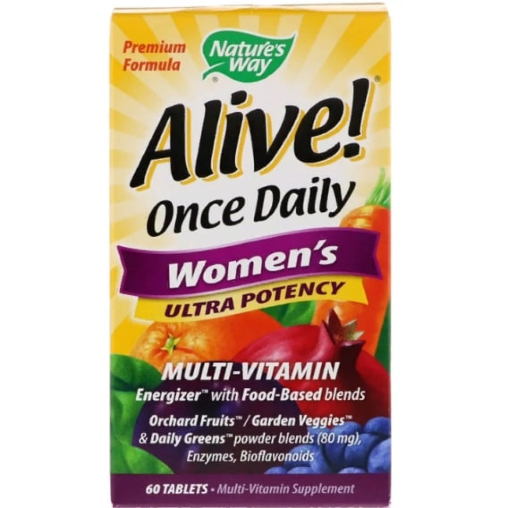 Вітамінно-мінеральний комплекс Nature's Way Alive! Once Daily Women's 60 Tabs NWY-15686