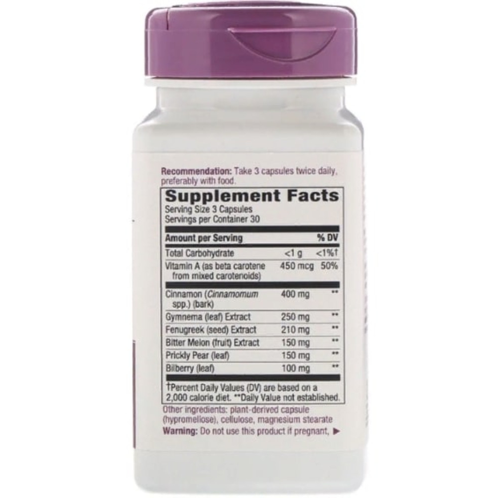 Вітамін A Nature's Way Blood Sugar 90 Caps NWY-79200