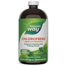 Комплекс для травлення Nature's Way Chlorofresh, Liquid Chlorophyll, 16 fl oz 480 ml Mint Flavored NWY03501