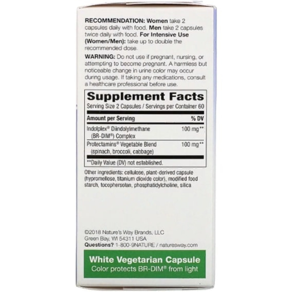 Антиоксидант Nature's Way DIM-plus, Estrogen Metabolism 120 Veg Caps NWY-14850